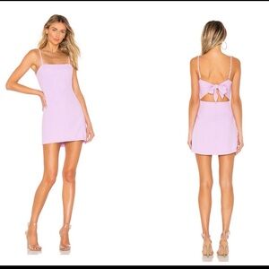 Superdown Emma tie back Mini Dress